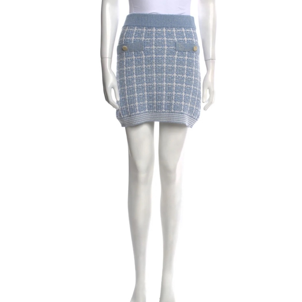 Loveshack Fancy Plaid Print Mini Skirt